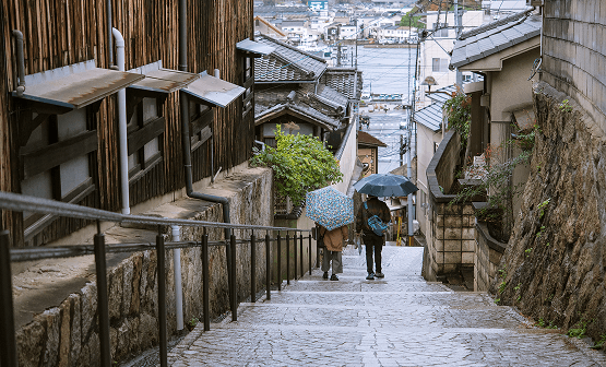 玉石擁壁や急傾斜地の土地